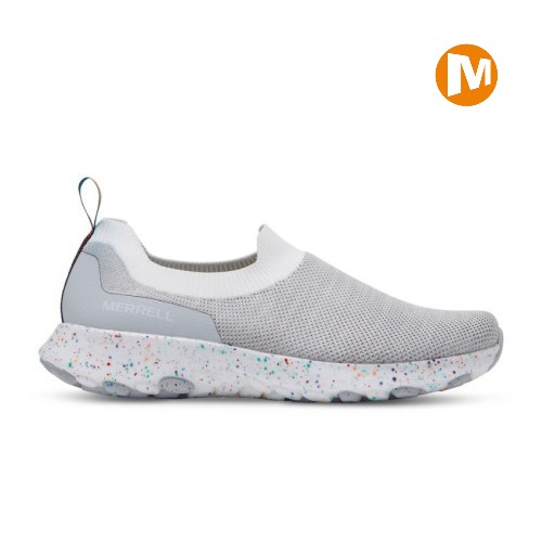 Pánské Tenisky Merrell Cloud Moc Knit Bílé (CZ. JPGZQ)